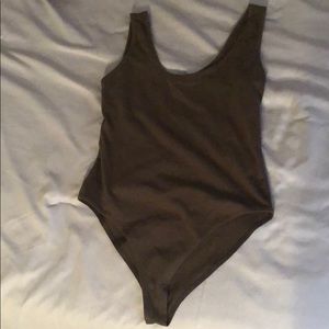 NWOT olive bodysuit
